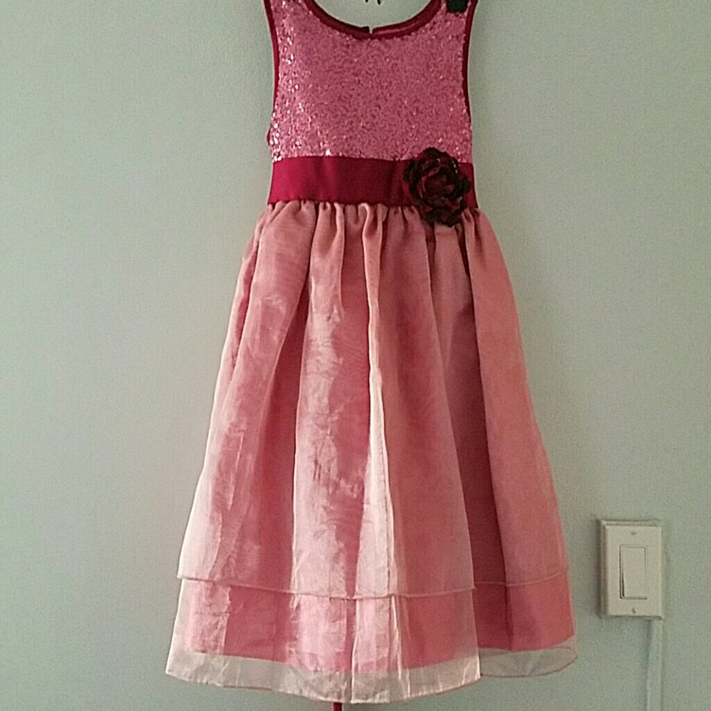 Pink girl's dress